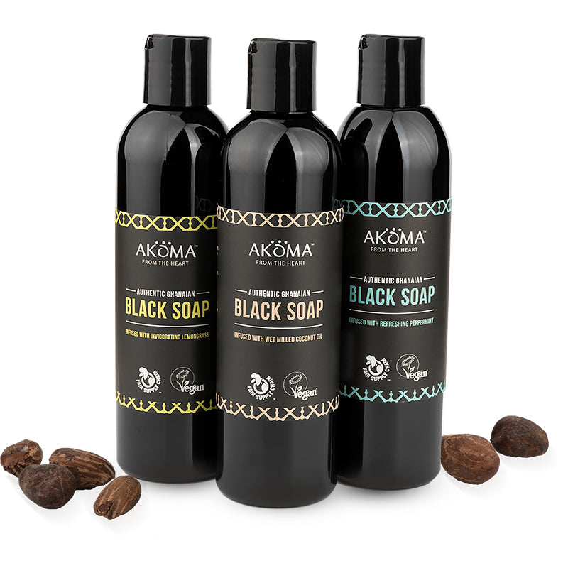 Black Soap Liquid 250ml Bundle